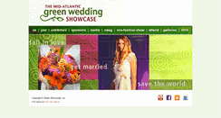 Desktop Screenshot of greenweddingshowcase.com
